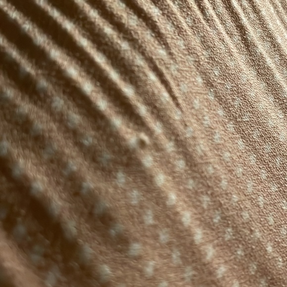 Adrianna Papell | Blush Stretch Jersey Polka Dot Top | Sz XL - Picture 14 of 14